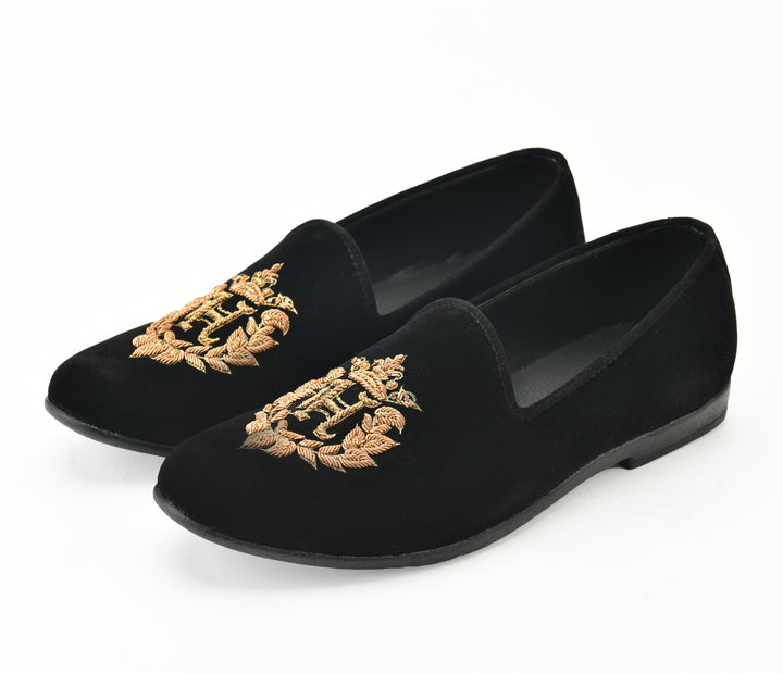 Black Velvet pumps Shoes humyaunalamgir