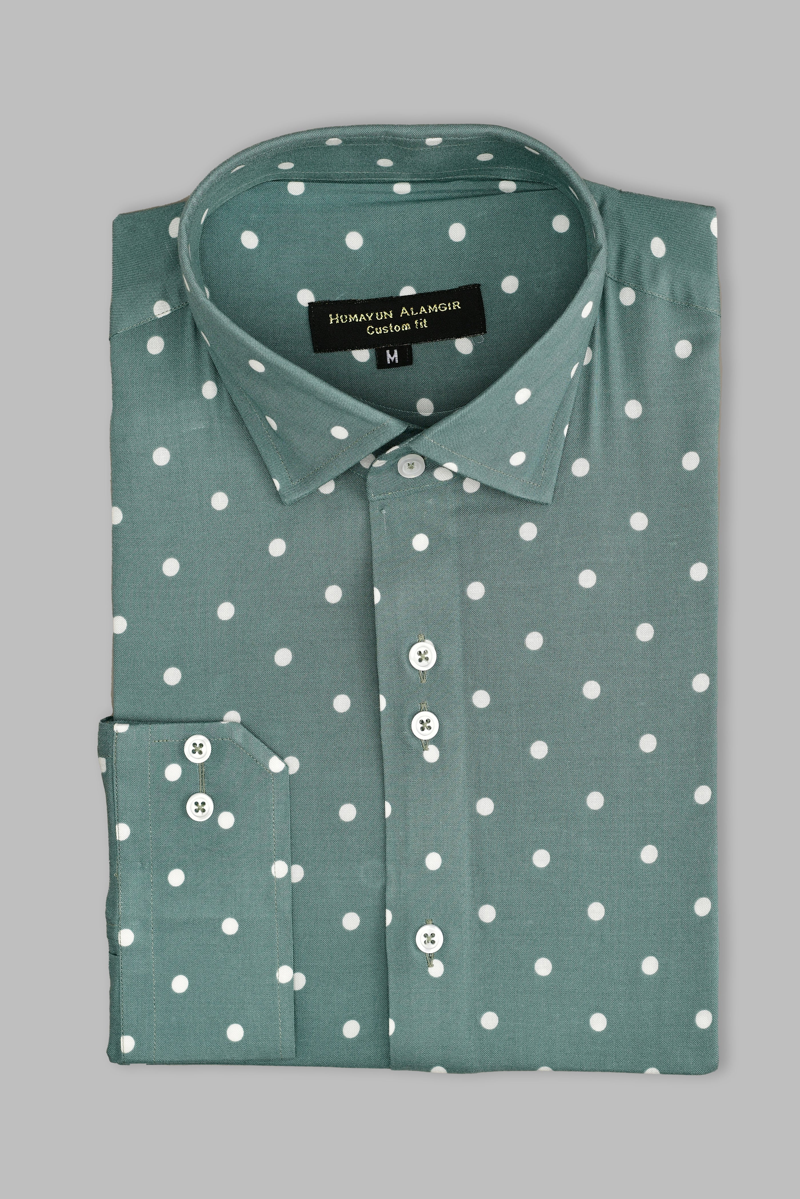 Polkadot Shirt Semi Formal humyaunalamgir