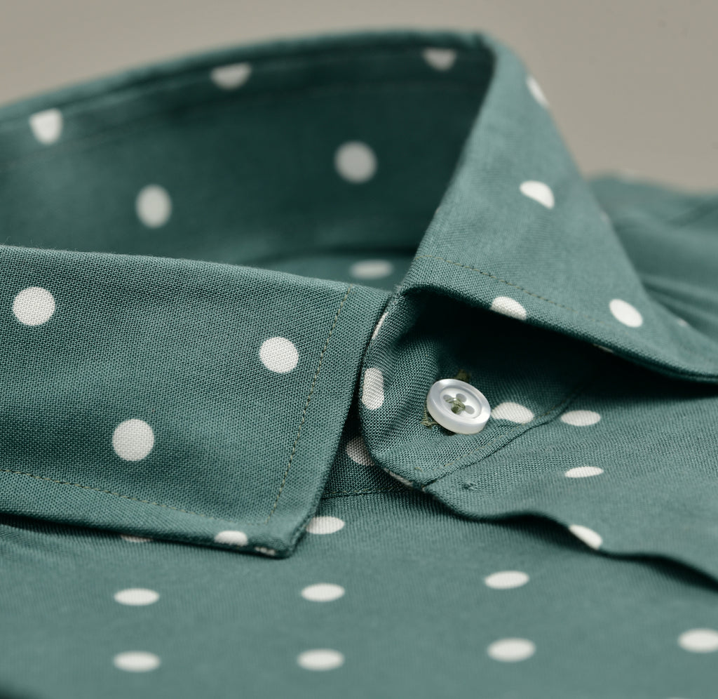 Polkadot Shirt Semi Formal humyaunalamgir