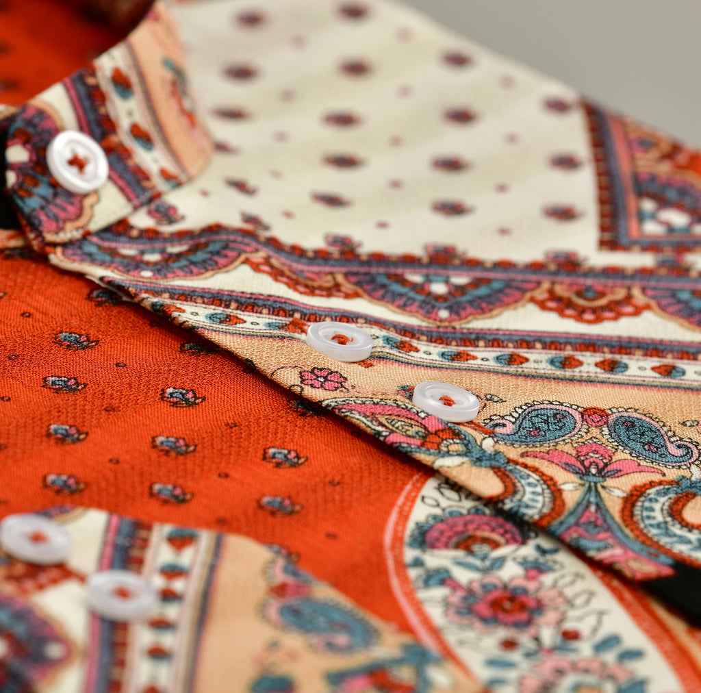 Multi Colour Full Sleeves Shirt Semi Formal humyaunalamgir