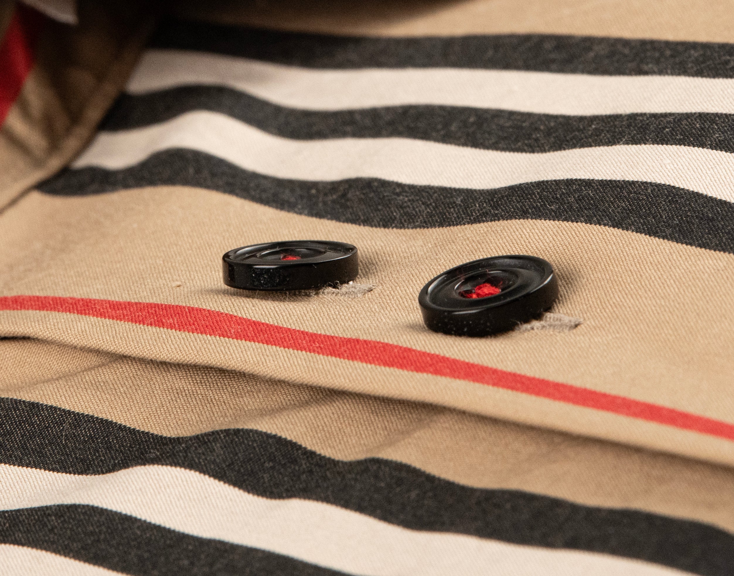 Beige Stripe Shirt Humayunalamgir