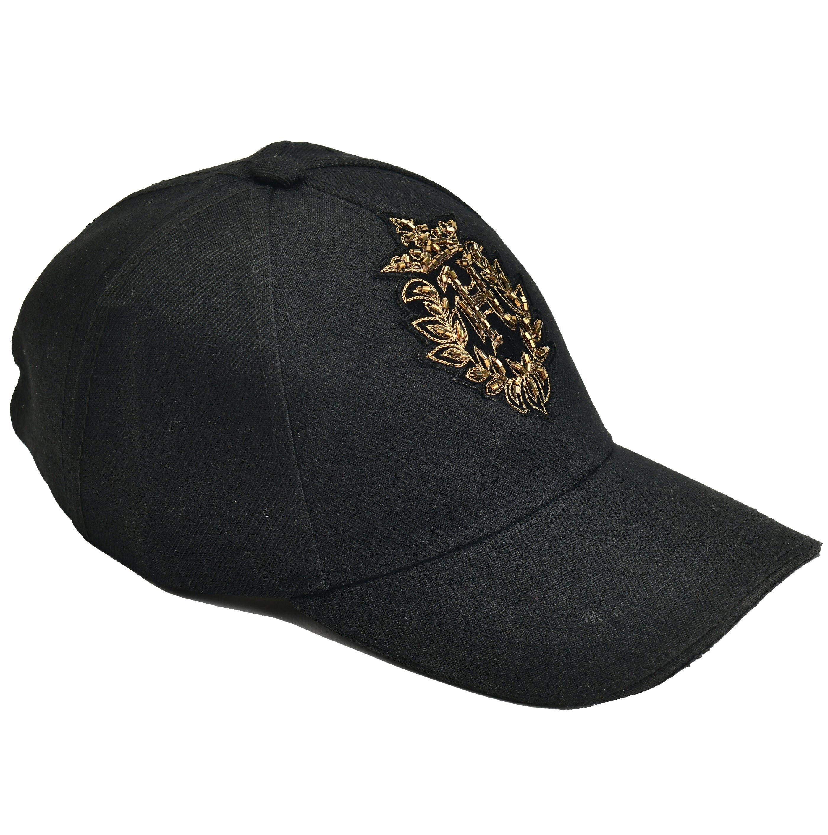 Black Cap With 2024 Motif Humayun Alamgir