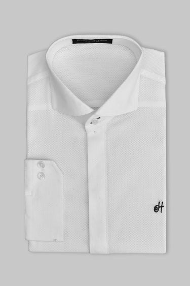 White Dolby Shirt Semi Formal humyaunalamgir S