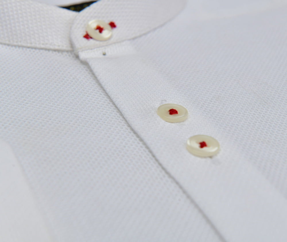 White Dolby Fabric Shirt Semi Formal humyaunalamgir