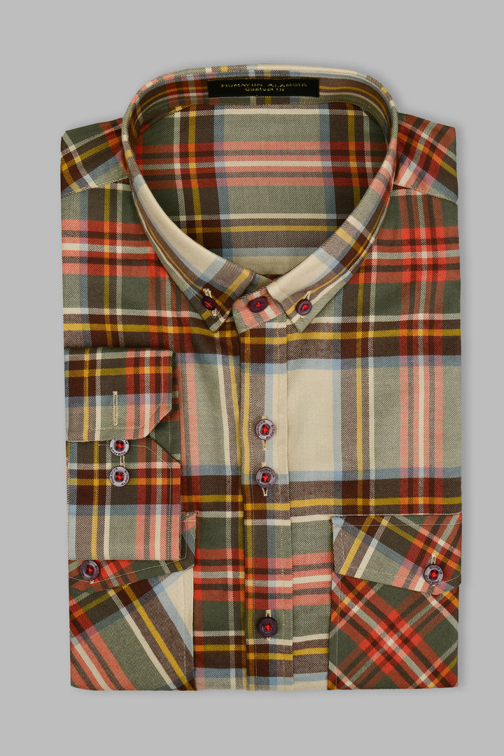 Check Multi Colour Shirt Humayunalamgir S
