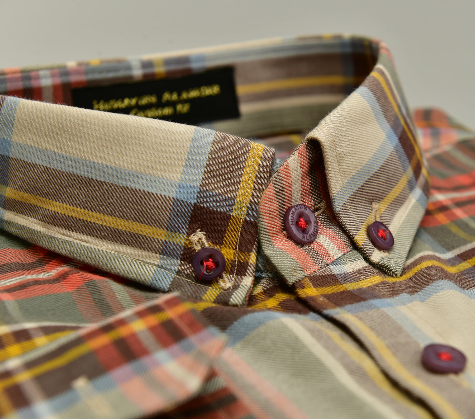 Check Multi Colour Shirt Humayunalamgir