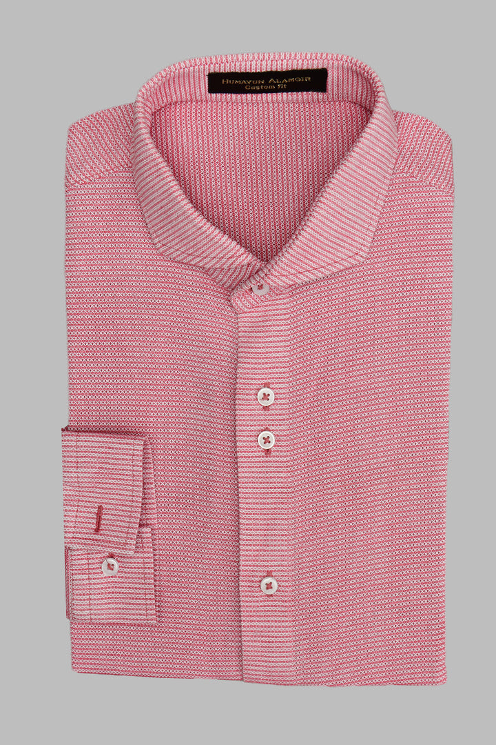 Pink Harybon Egyption Cotton Shirt Semi Formal humyaunalamgir S