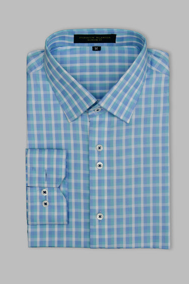 Blue Check Shirt Humayunalamgir