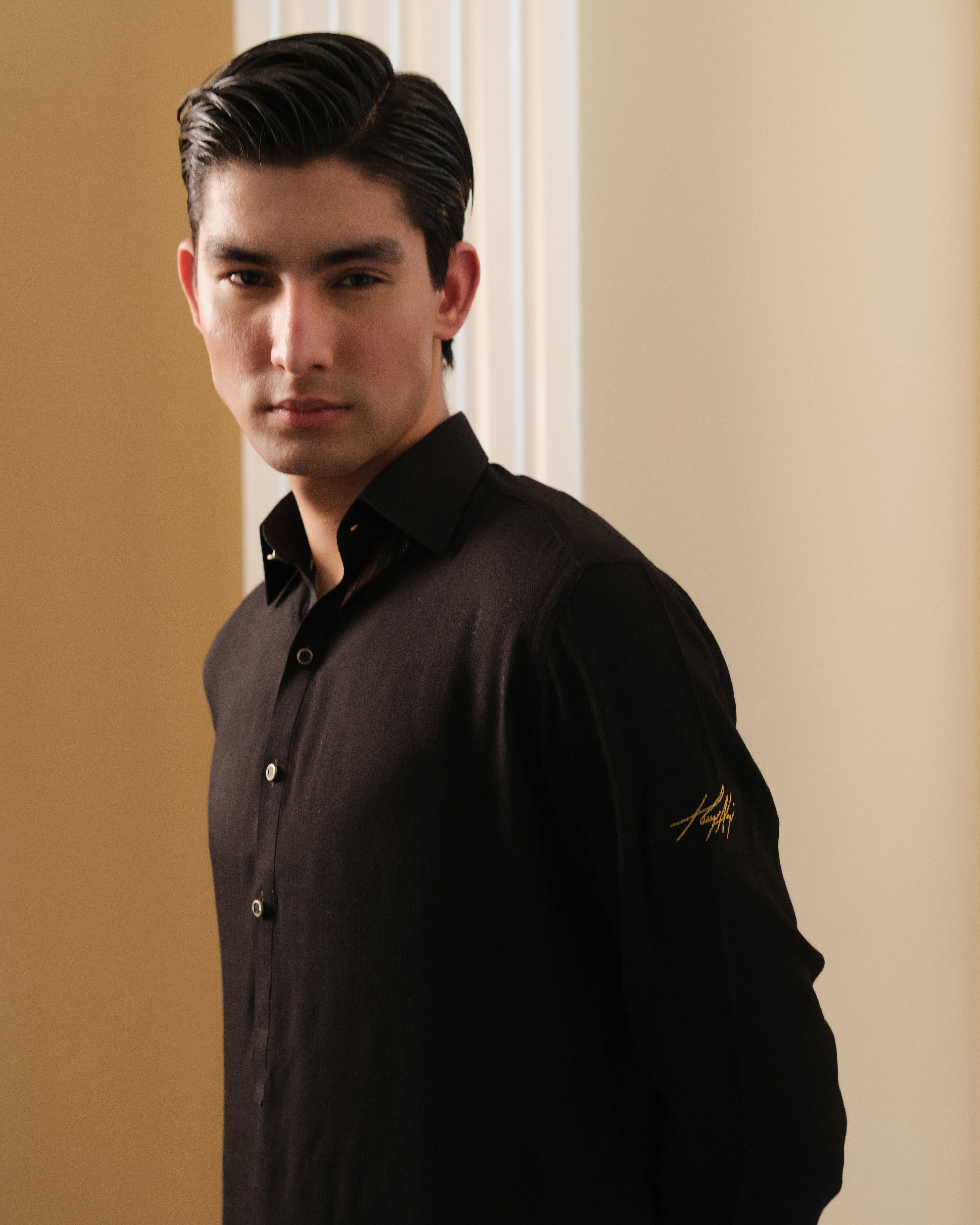 BLACK LINE FARSHI KURTA PAJAMA