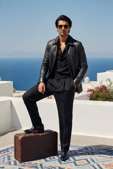 Black Classic Leather Jacket