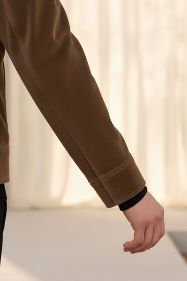 Embroidered Brown Velvet Jacket With Signature Winter Jackets Humayun Alamgir