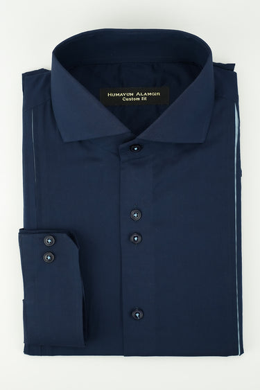 BLUE FOX PLATE SHIRT Humayunalamgir
