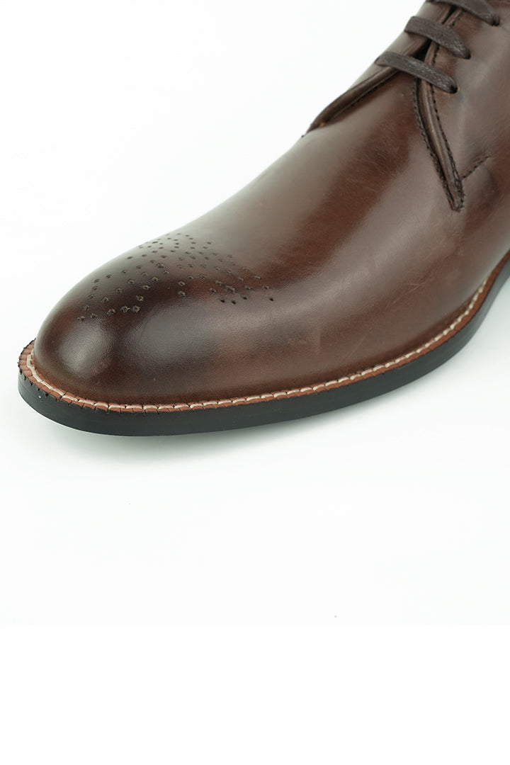 BROWN BURNISHED SHOES Shoes humyaunalamgir