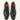 BLACK BURNISHED LEATHER LACE UP OXFORD SHOES Shoes humyaunalamgir