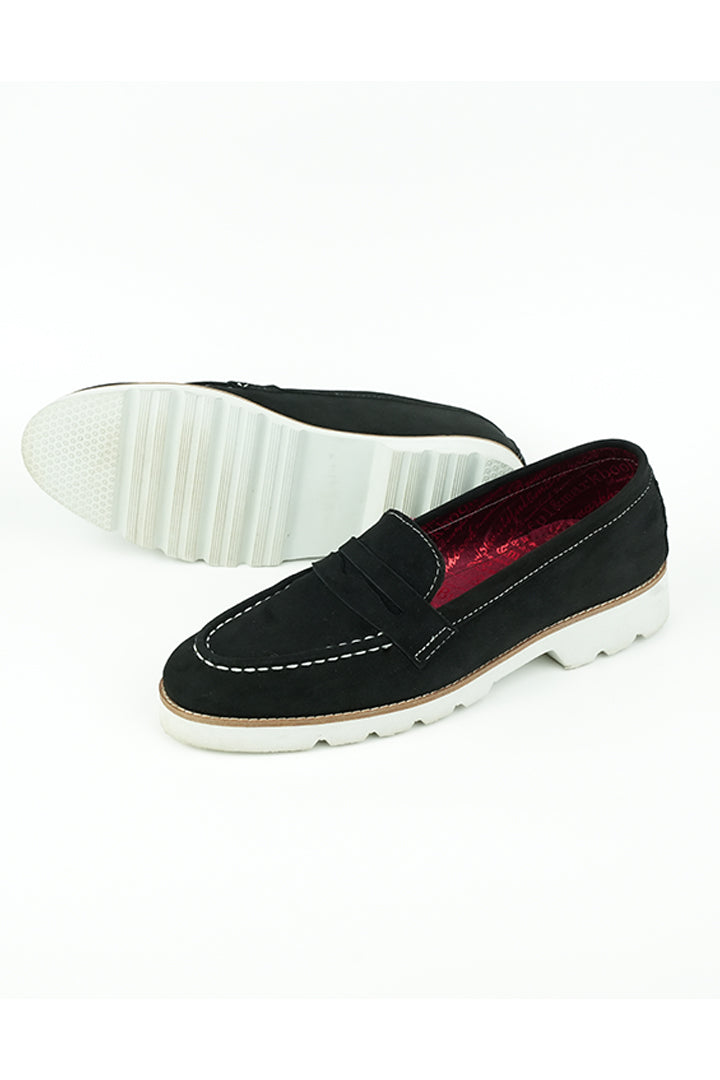 BLACK SUMMER WALK LOAFERS Shoes humyaunalamgir