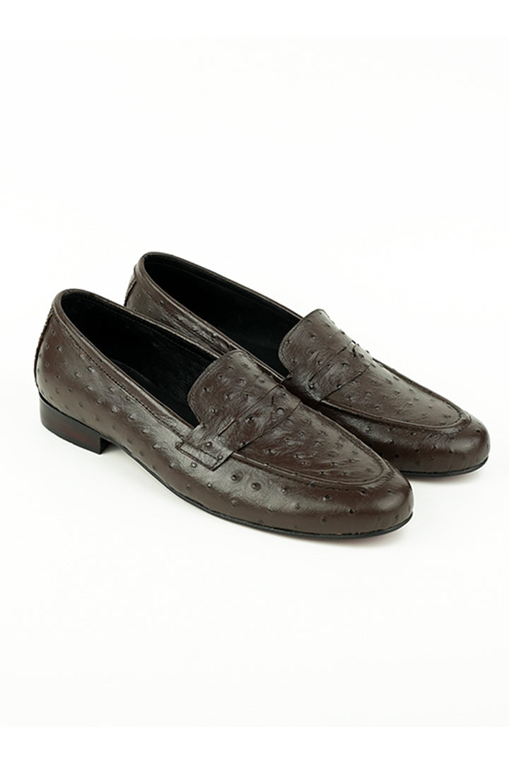 DARK BROWN PENNY LOAFERS Shoes humyaunalamgir