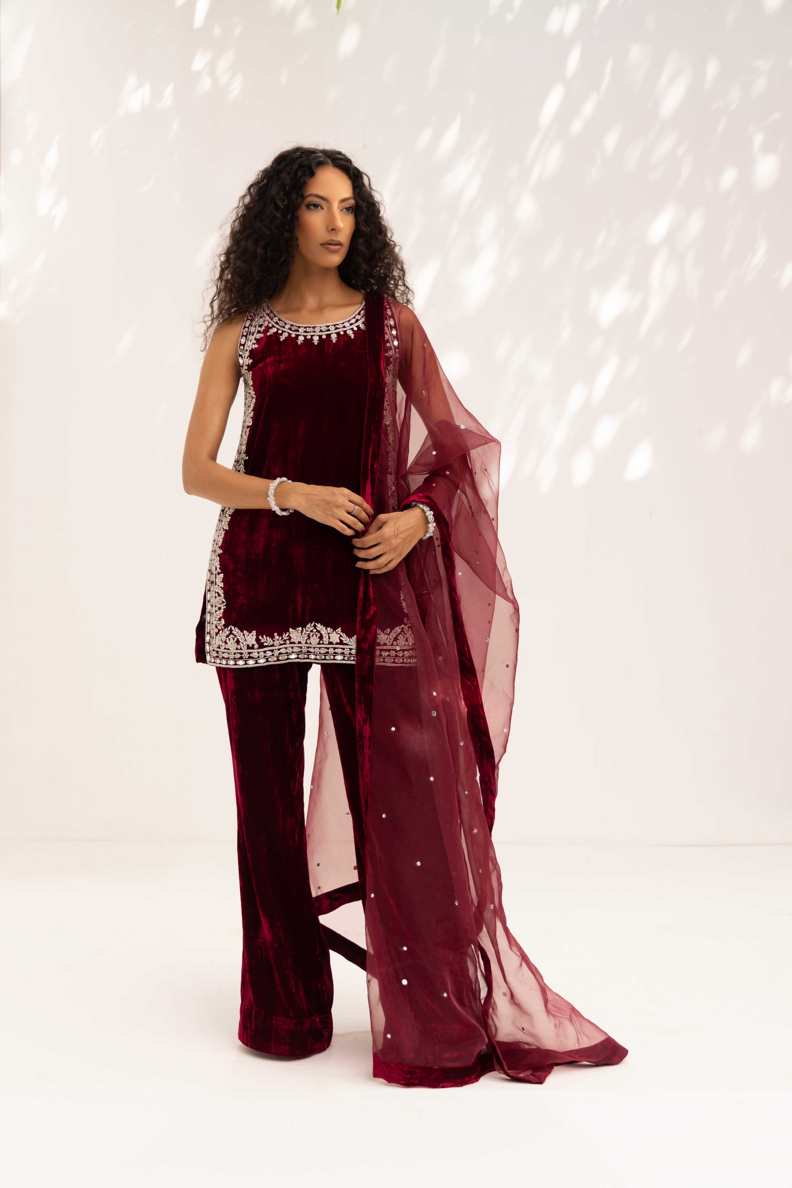 Magenta SET Clothing Humayun Alamgir