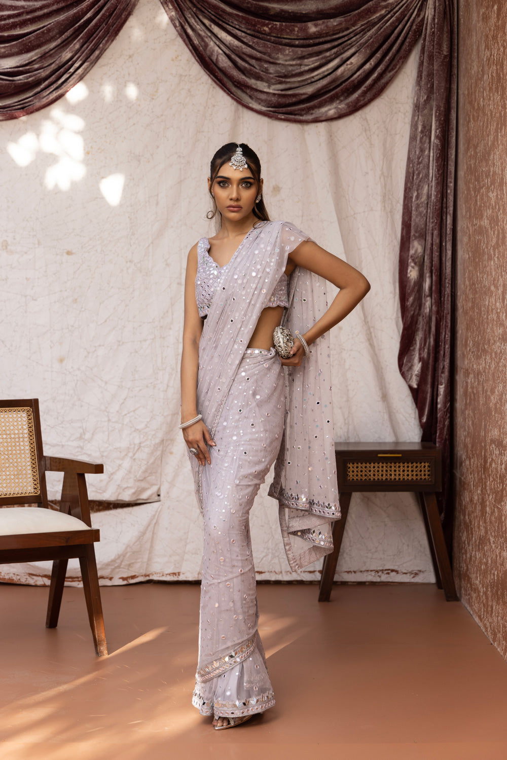 Mehrun Nisa Saari Clothing Humayun Alamgir