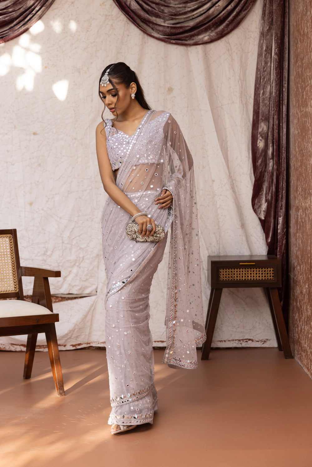 Mehrun Nisa Saari Clothing Humayun Alamgir