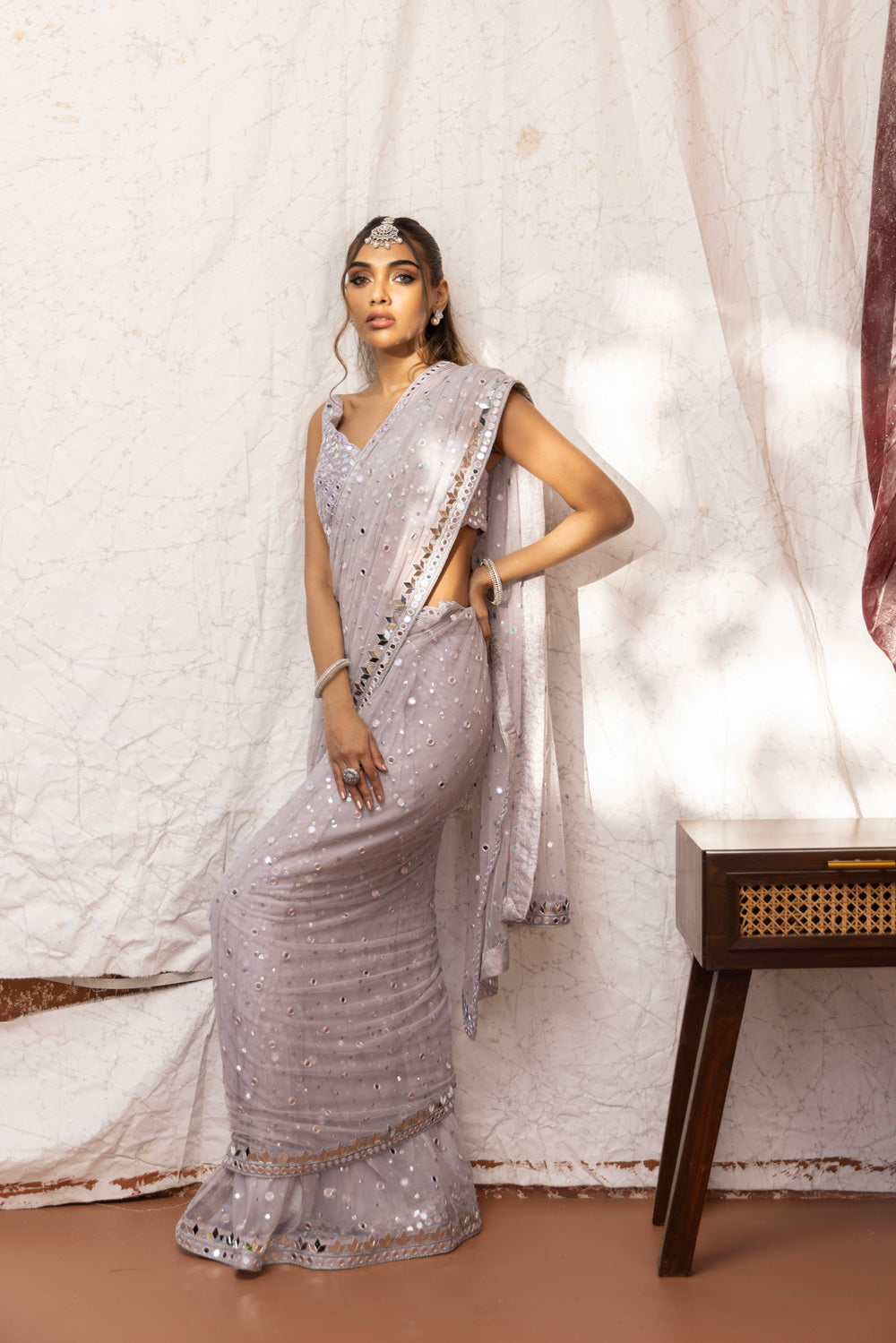 Mehrun Nisa Saari Clothing Humayun Alamgir