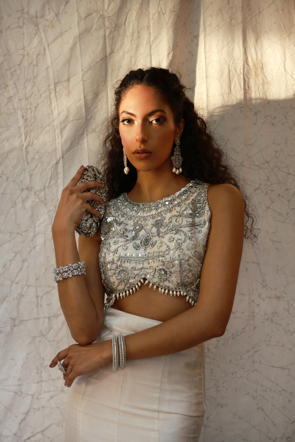 Amelia Blouse,Skirt with Dupatta Clothing Humayun Alamgir