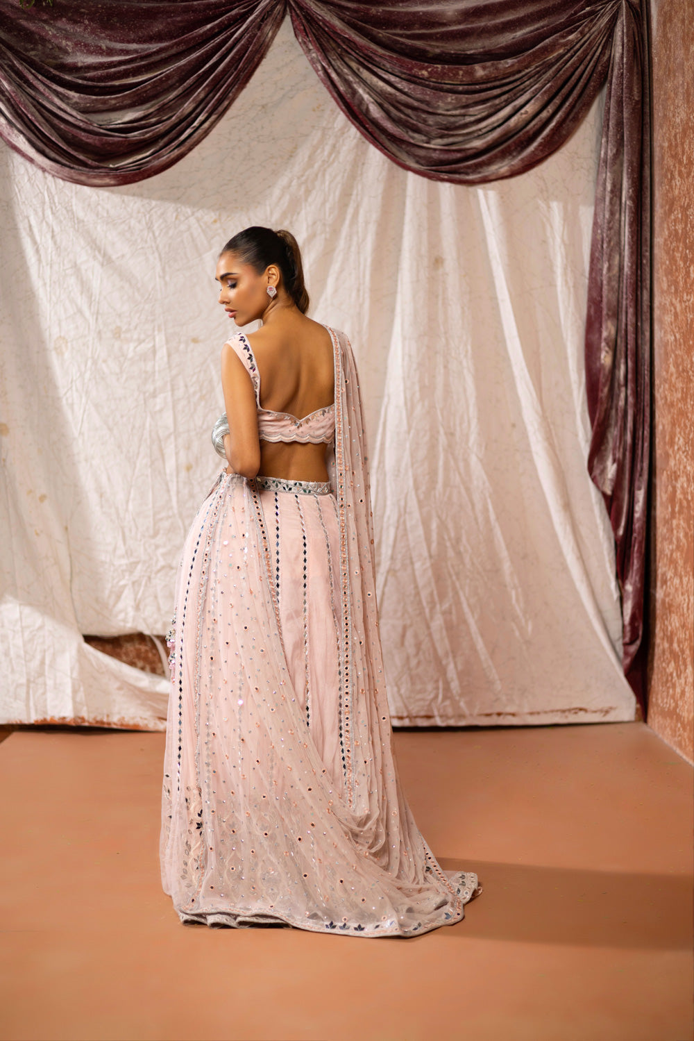 Sitara Sharara Choli with Dupatta Clothing Humayun Alamgir