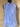 Blue Long Cut Waist Coat