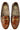 Mustard Brown Crocodile textured shoes Shoes humyaunalamgir