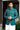 Teal Blue Cotton Silk Prince Coat humyaunalamgir