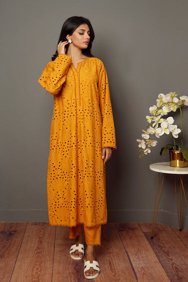 Mustard Two Piece HumayunAlamgir XS 2 Piece