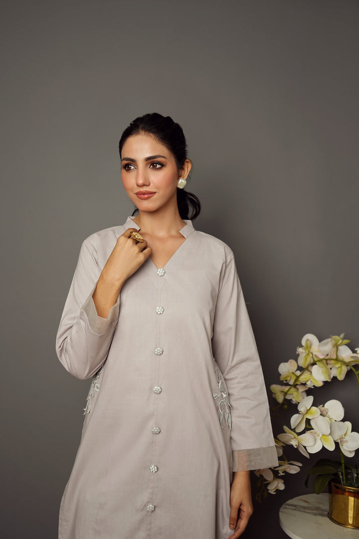 Grey 3D Cotton HumayunAlamgir