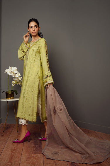 Lima Green Humayun Alamgir Small 3 Piece