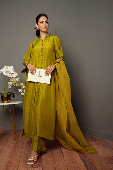 Olive Humayun Alamgir XS 3 Piece