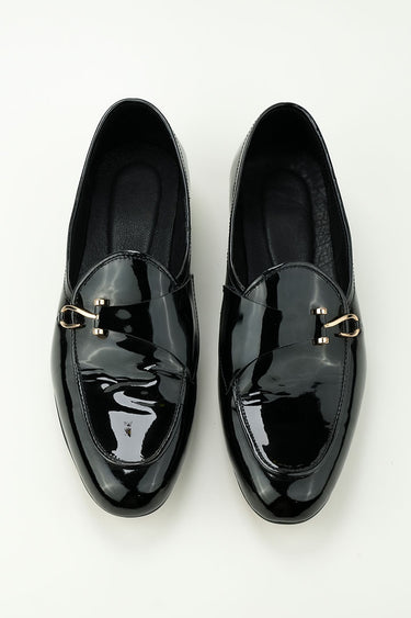 BLACK PATENT SEMONKS