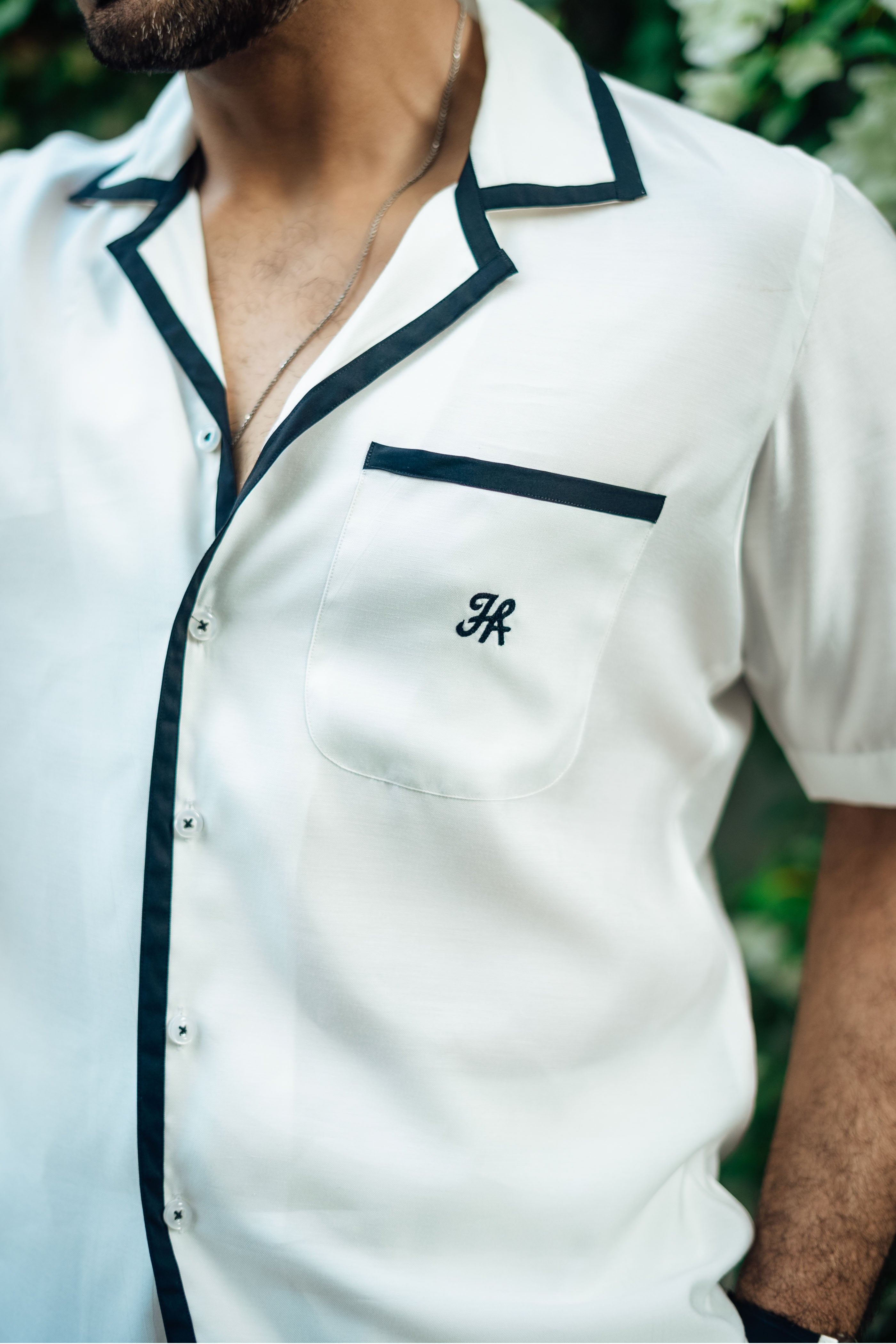 White Linen Co-rd Set Humayun Alamgir