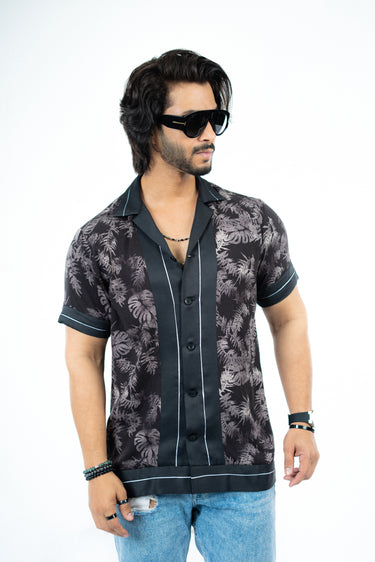 BLACK FLORAL SHIRT