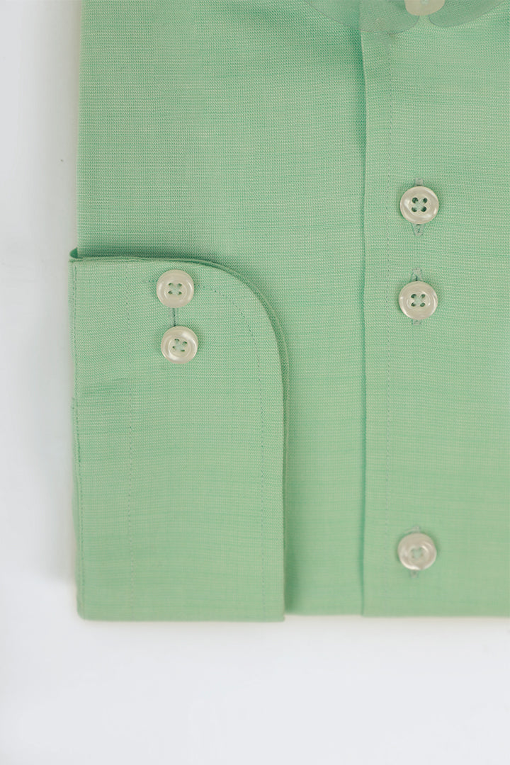 Mint green Linen shirt Humayunalamgir