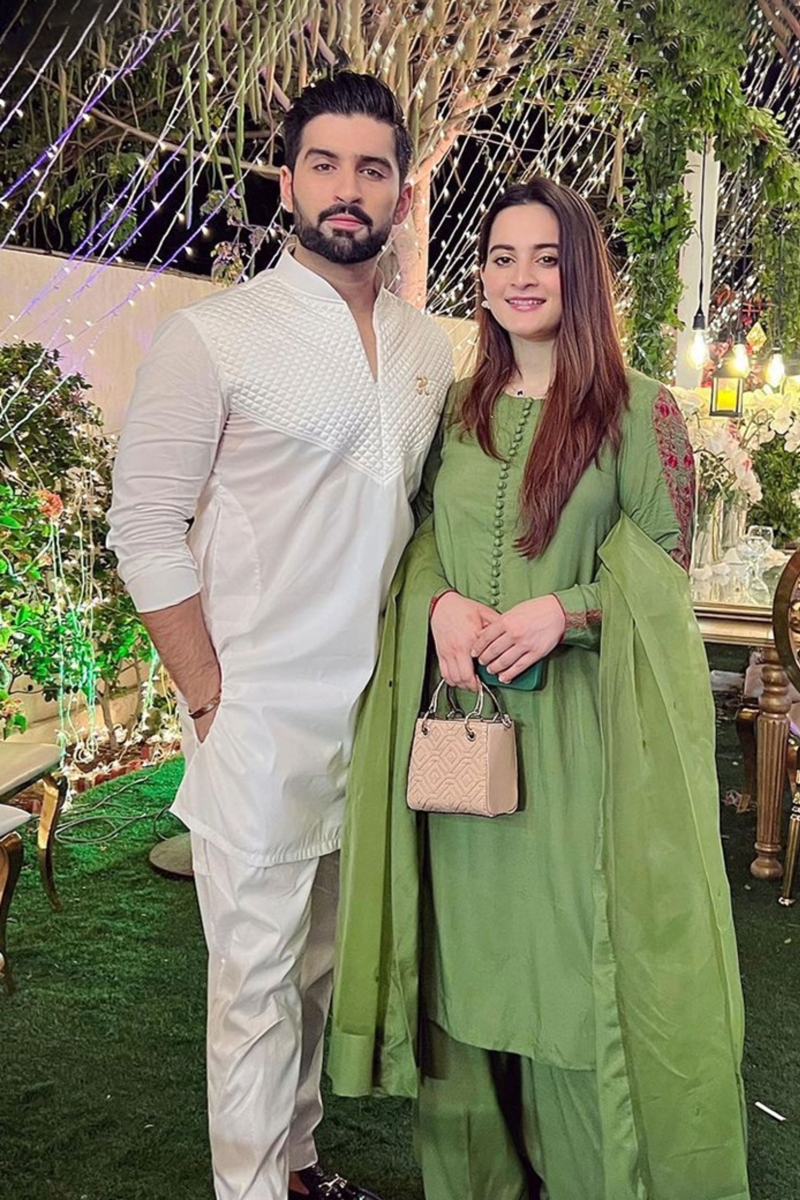 WHITE FOAM KURTA PAJAMA Humayun Alamgir