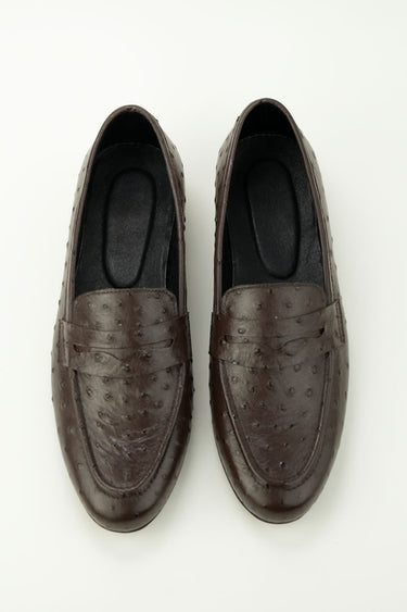 DARK BROWN PENNY LOAFERS