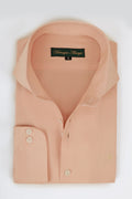 Peach Linen Shirt Humayunalamgir