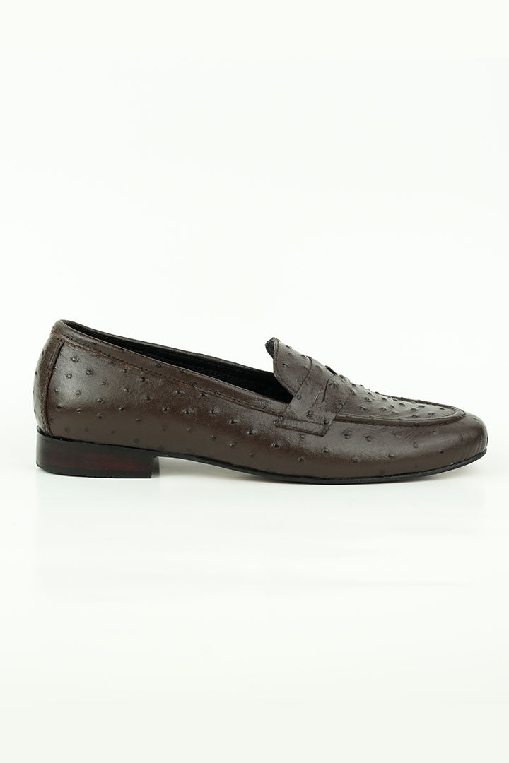 DARK BROWN PENNY LOAFERS Shoes humyaunalamgir
