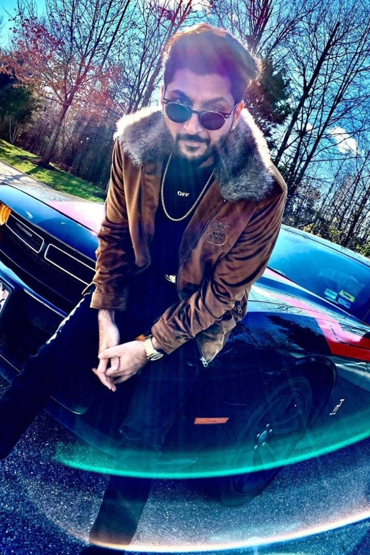 Brown Bomber Jacket HumayunAlamgir S