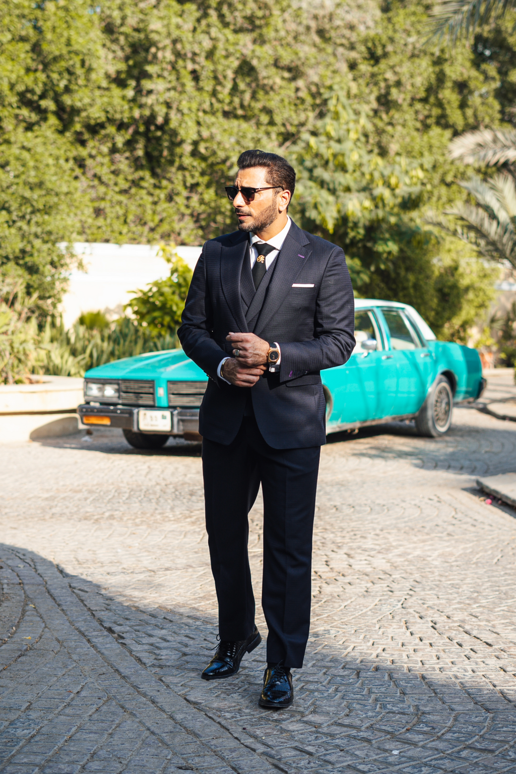 Navy Blue Vitale Suit Suits HumayunAlamgir S