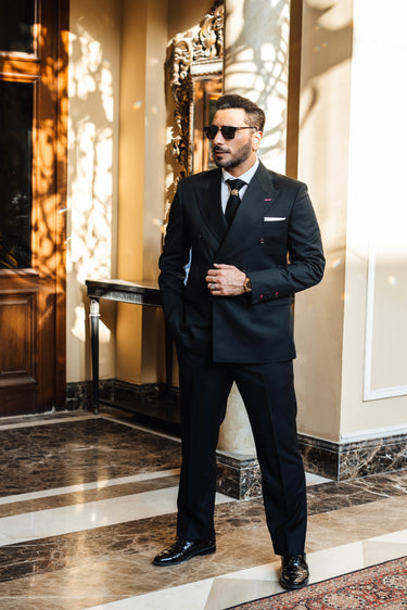 Black Italian Luciano Suits HumayunAlamgir S