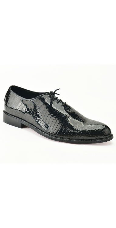 Black Snake Leather Shoes – Humayunalamgir