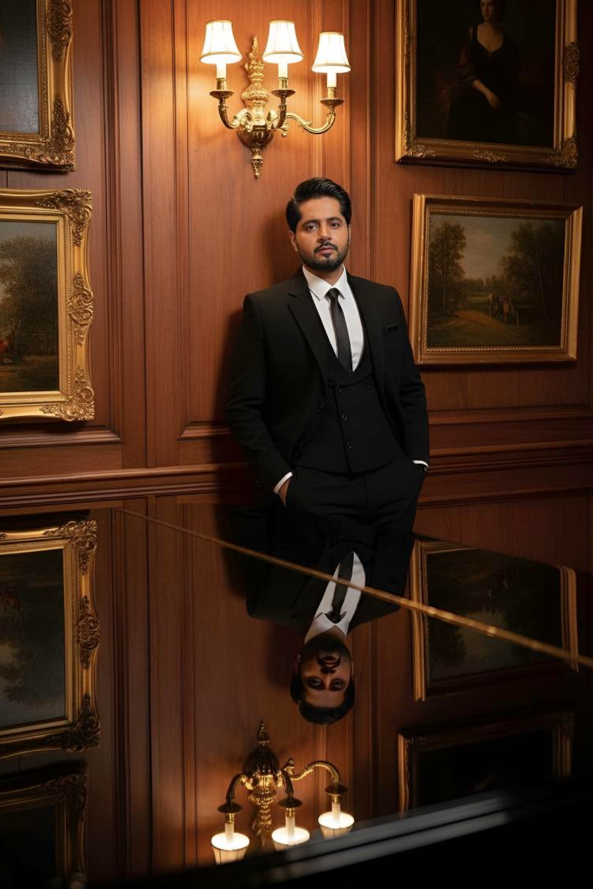 Black Armani 3p Suit Suits HumayunAlamgir