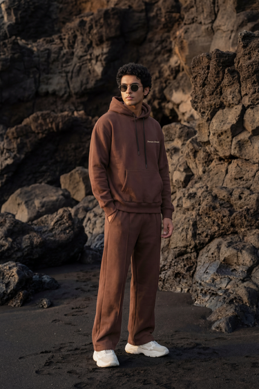 BROWN SIGNATURE HOODIE