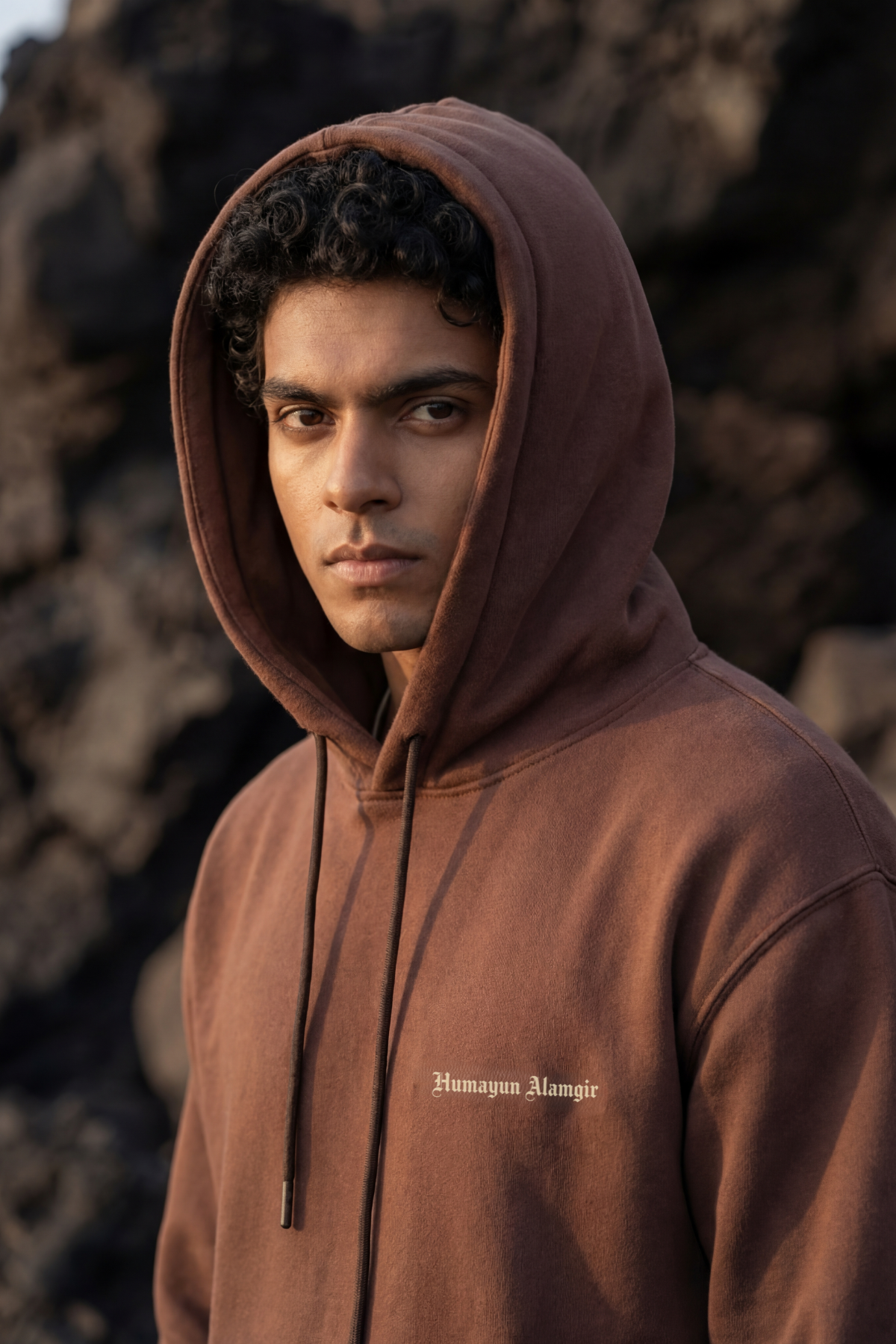 BROWN SIGNATURE HOODIE Clothing Humayunalamgir