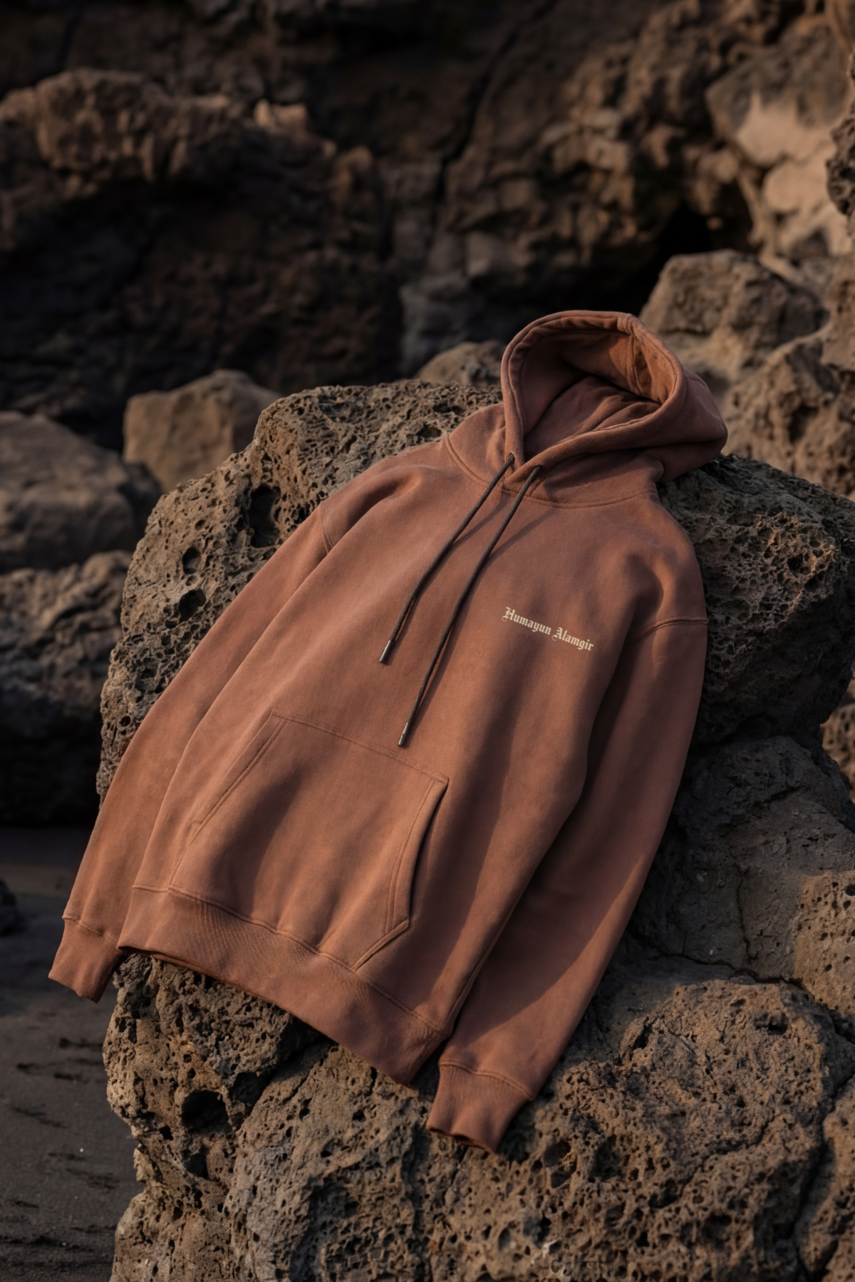 BROWN SIGNATURE HOODIE Clothing Humayunalamgir