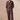 Brown Linen Cord Set - H Logo Humayunalamgir